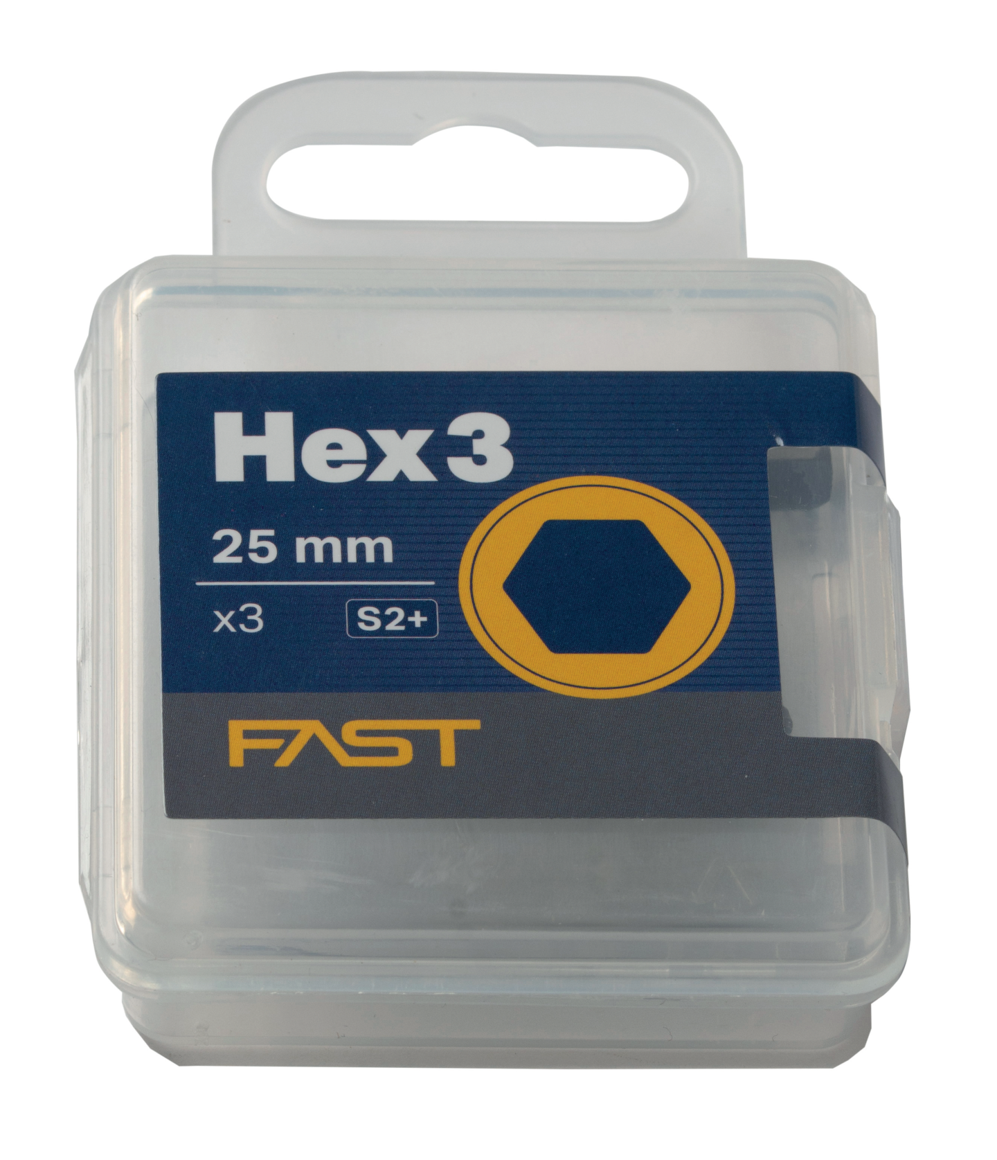BITS FAST 3MM HEX 25MM 3ST
