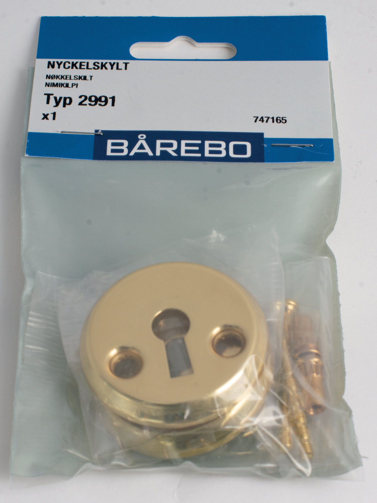 NYCKELSKYLT BÅREBO 2991MP SB BÅR