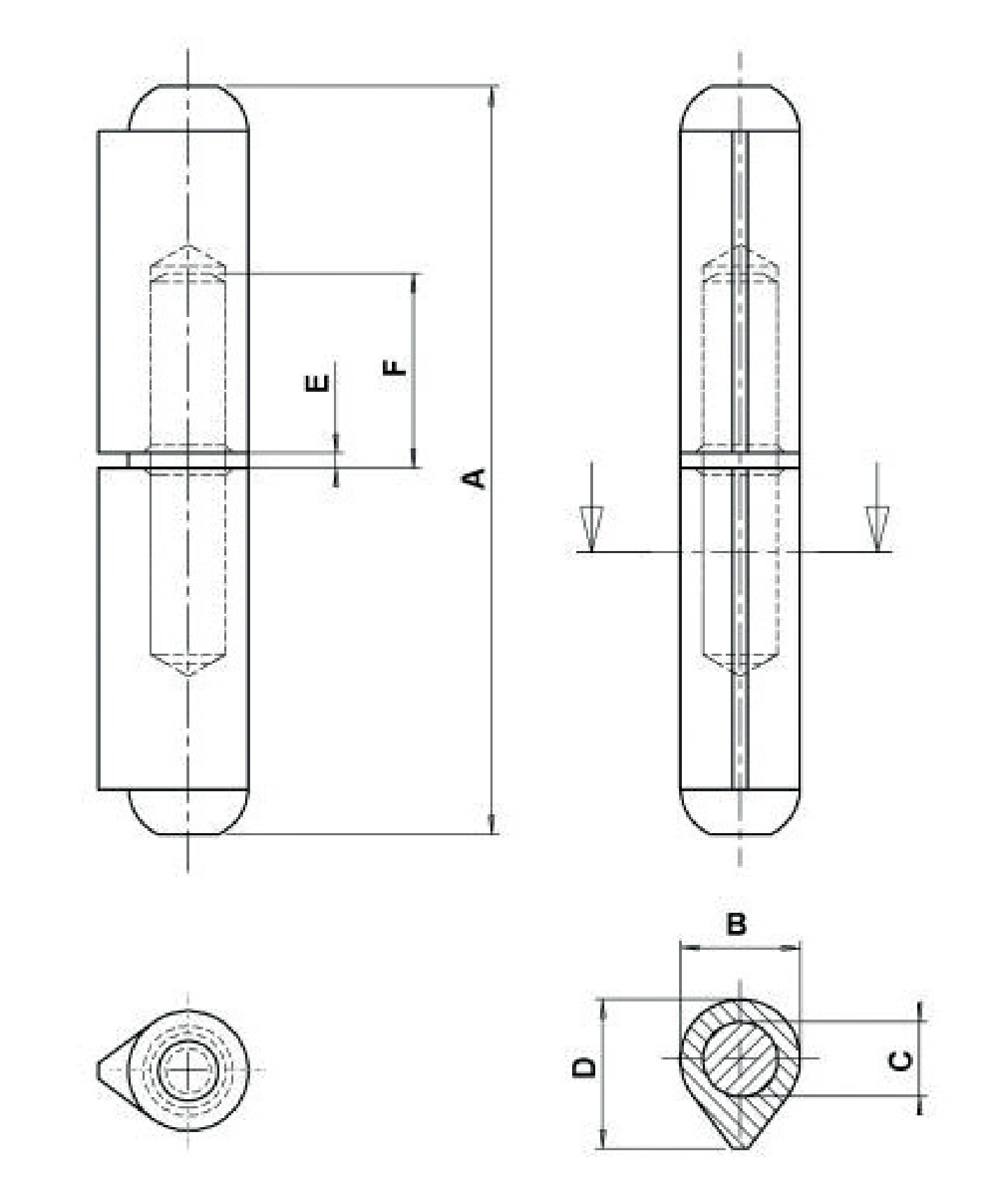 SVETSGÅNGJÄRN BXB NR20 80MM MED JÄRNSPRINT