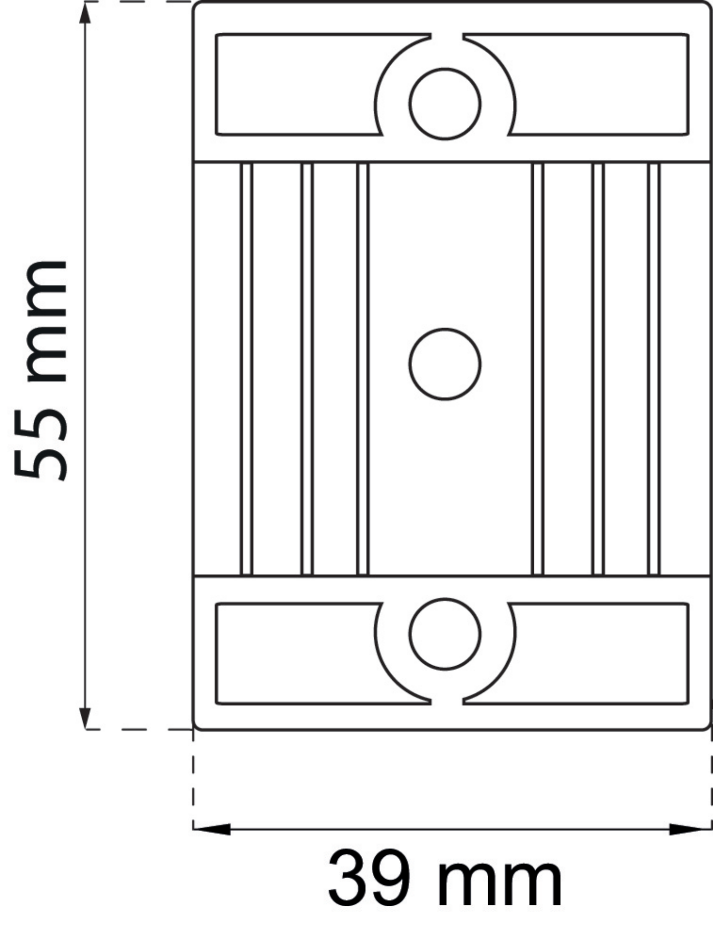 FÄSTPLATTA G2403 BÅREBO VIT