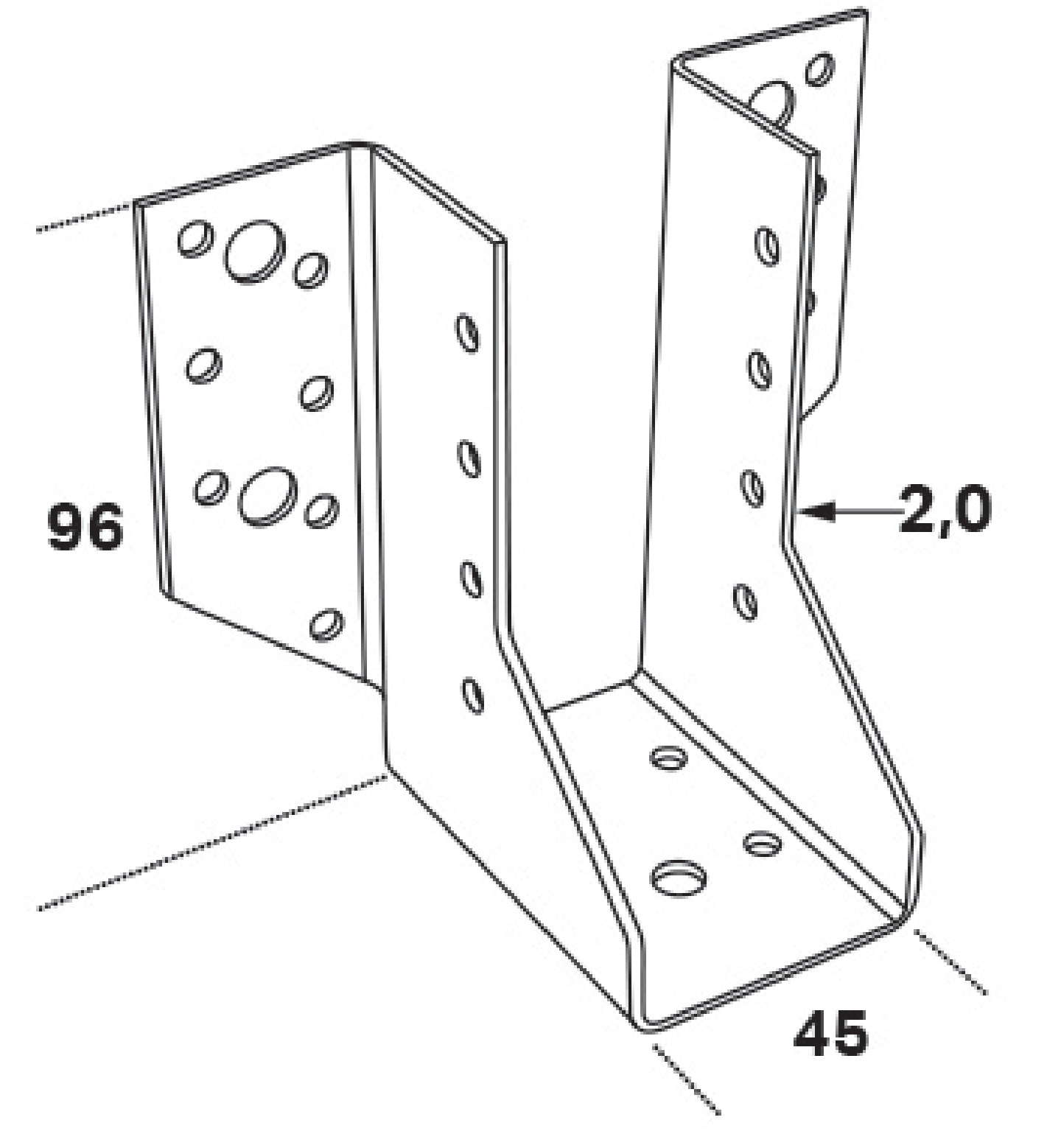 BALKSKO JH 45X96X2