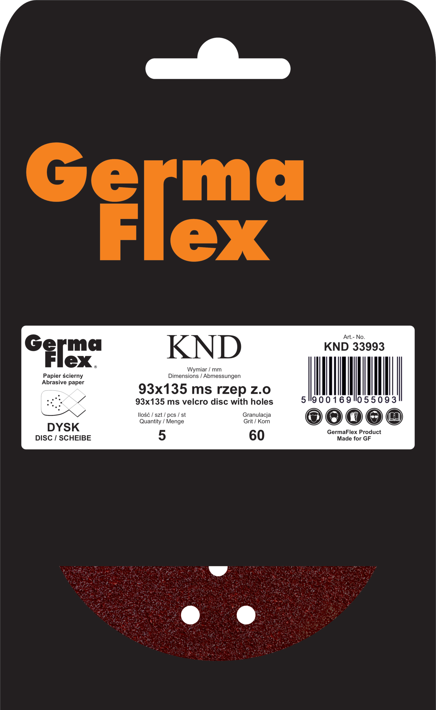 SLIPARK GERMAFLEX SLIPMUS 12H 93X135 K60, 5ST