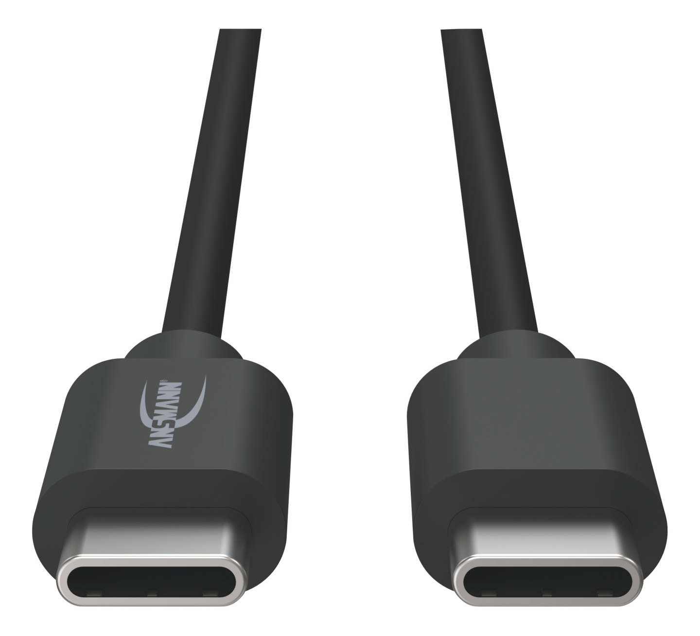 LADDKABEL ANSMANN USB C USB C SVART 1,2M