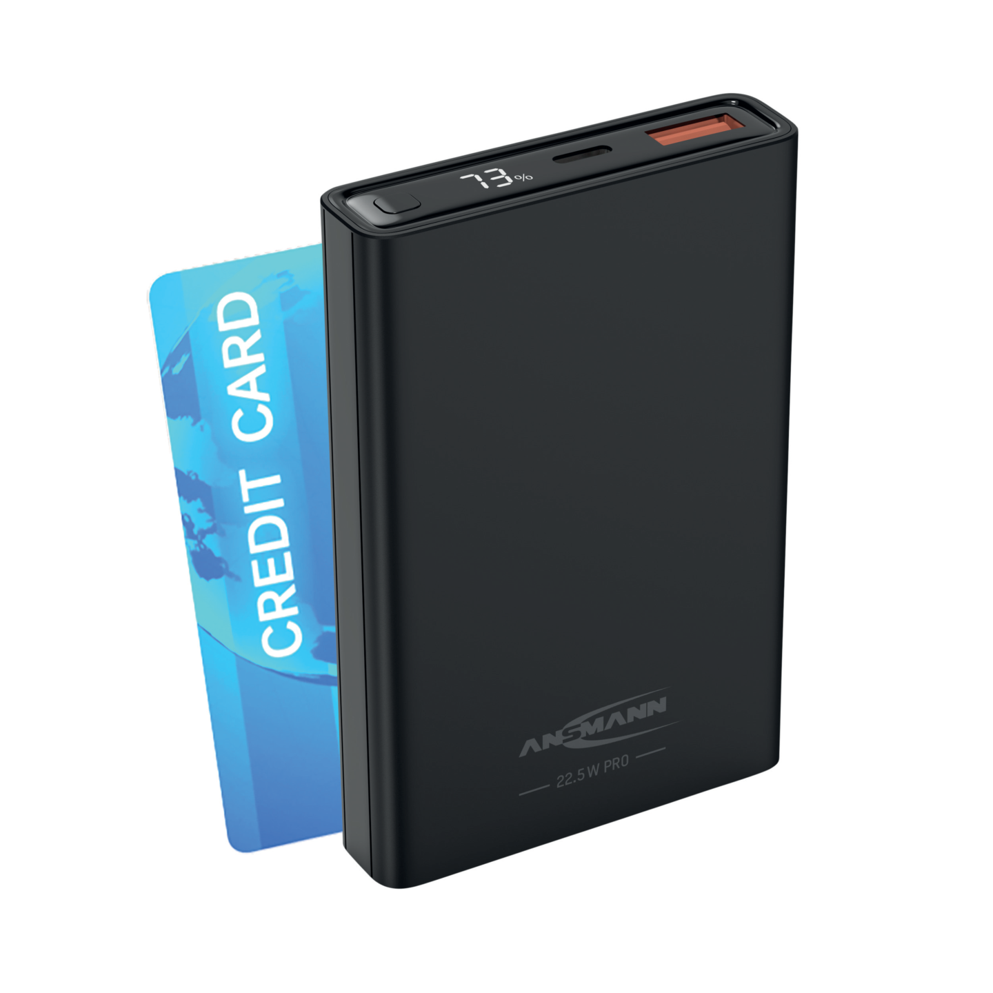 LADDARE ANSMANN PORTABEL 10000 MAH, SVART