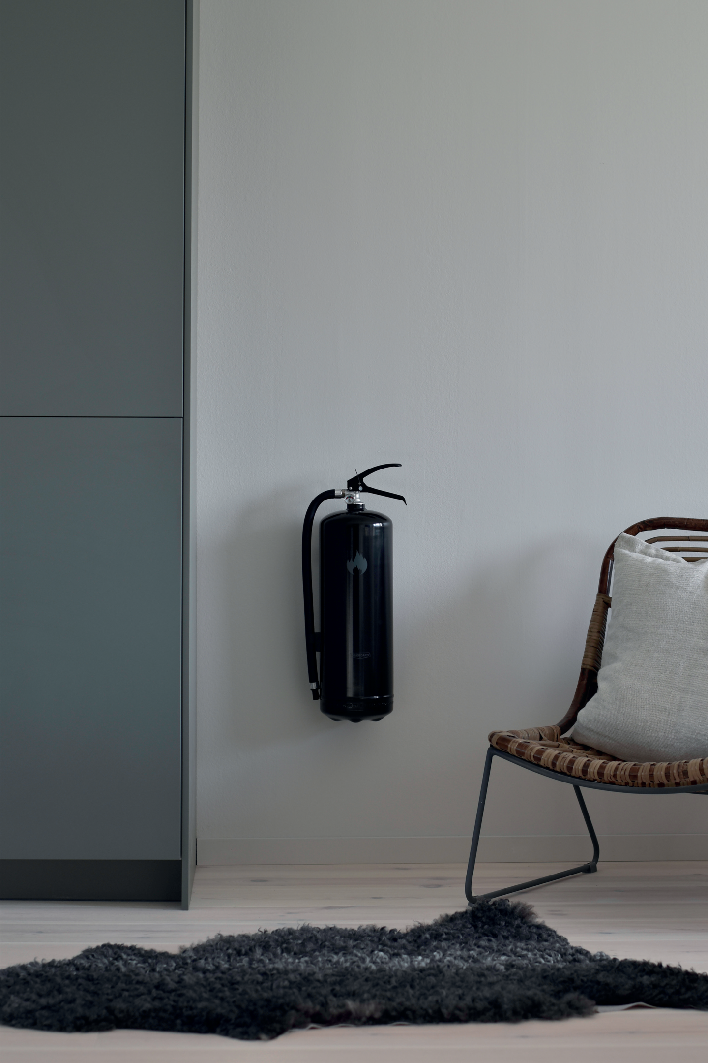 BRANDSLÄCKARE 55A PULVER SVART 6KG