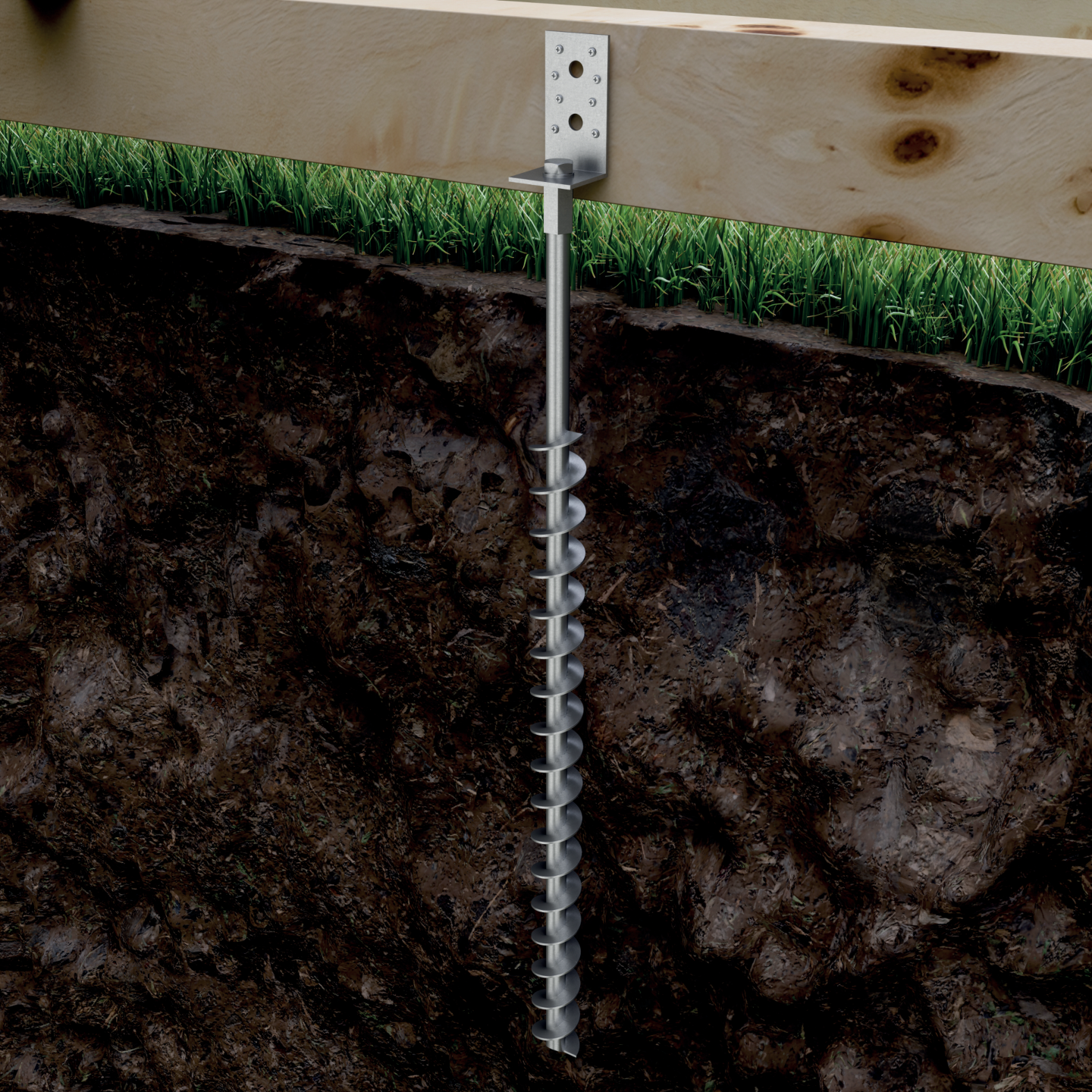 MARKSKRUV GROUNDPLUG TWISTER M12/750MM