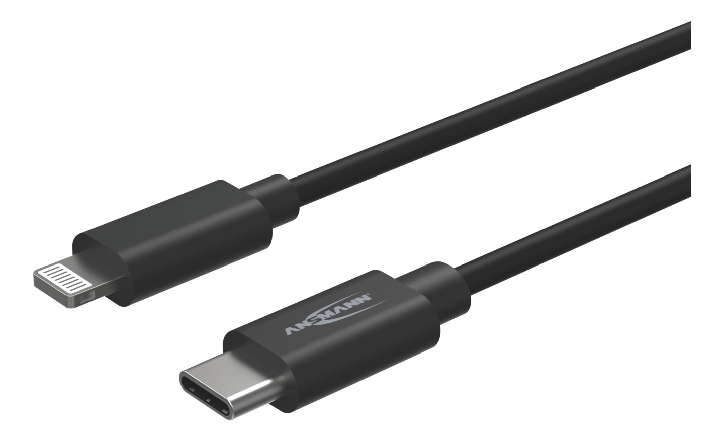 LADDKABEL ANSMANN USB C LIGHTNING SVAR 1,2M