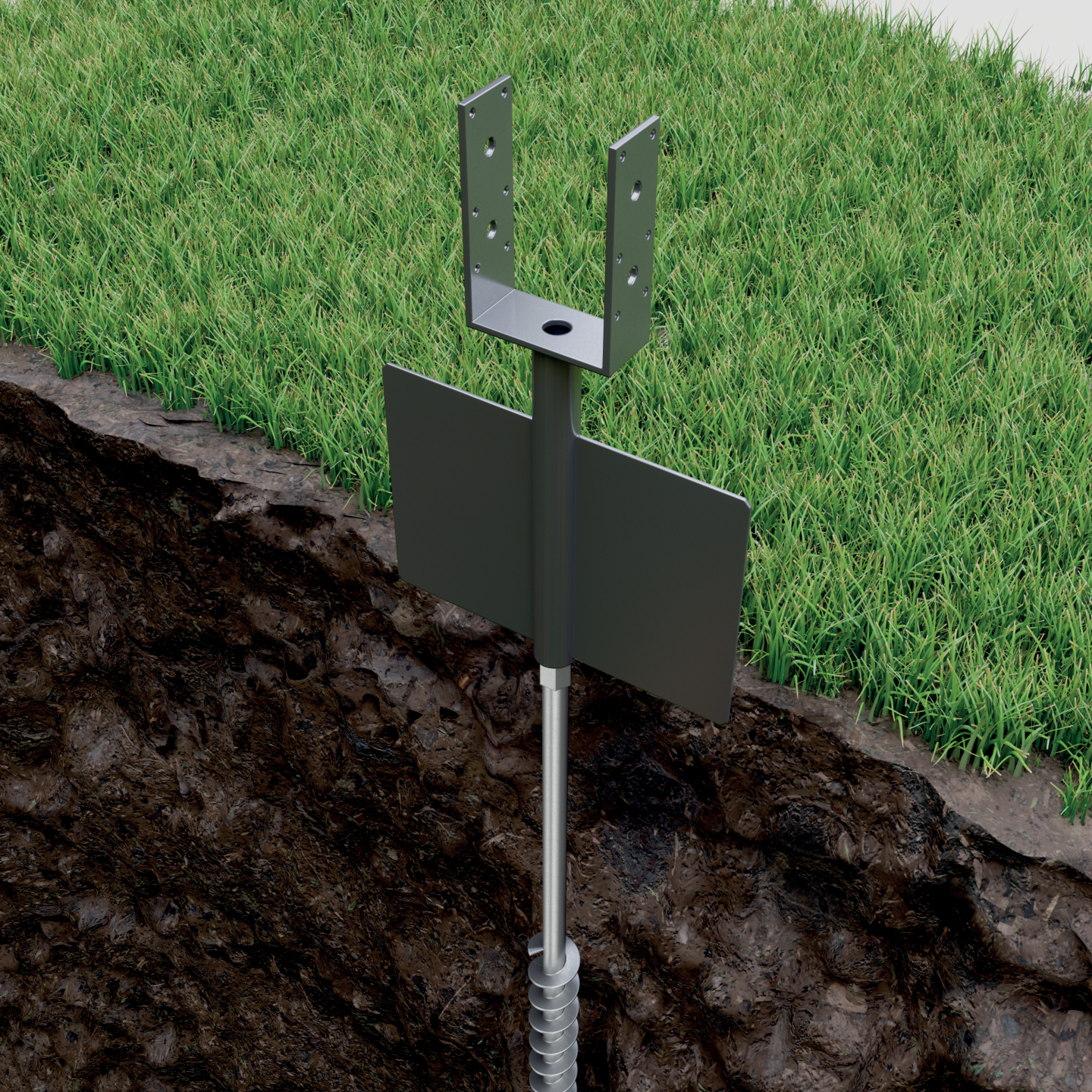 STOLPSKO GROUNDPLUG TWISTER M16/100MM