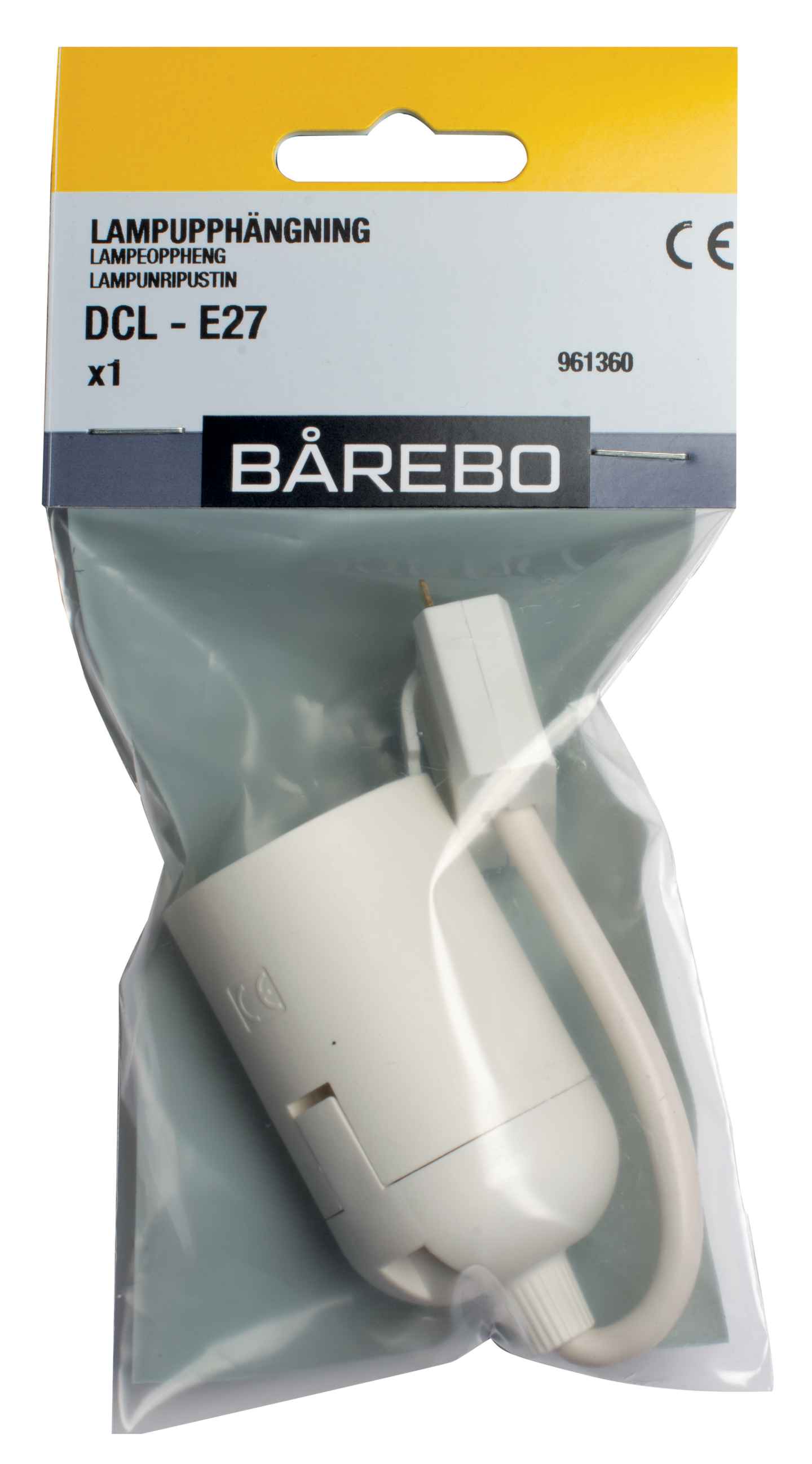 LAMPUPPHÄNG BÅREBO E27 DCL