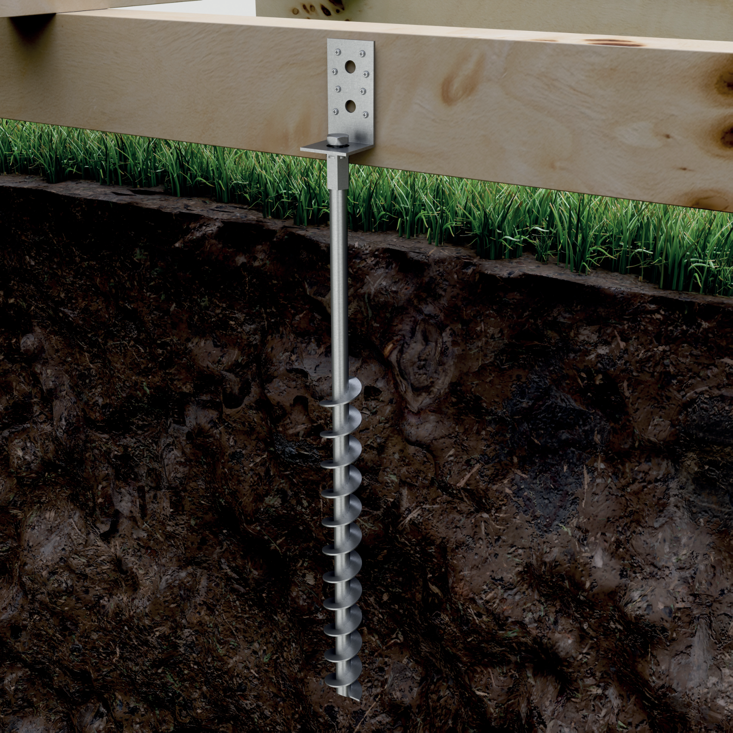 MARKSKRUV GROUNDPLUG TWISTER M12/600MM