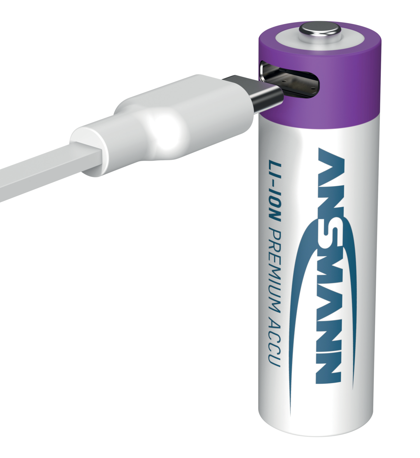 BATTERI ANSMANN LITHIUM AA LADDBART, 4ST