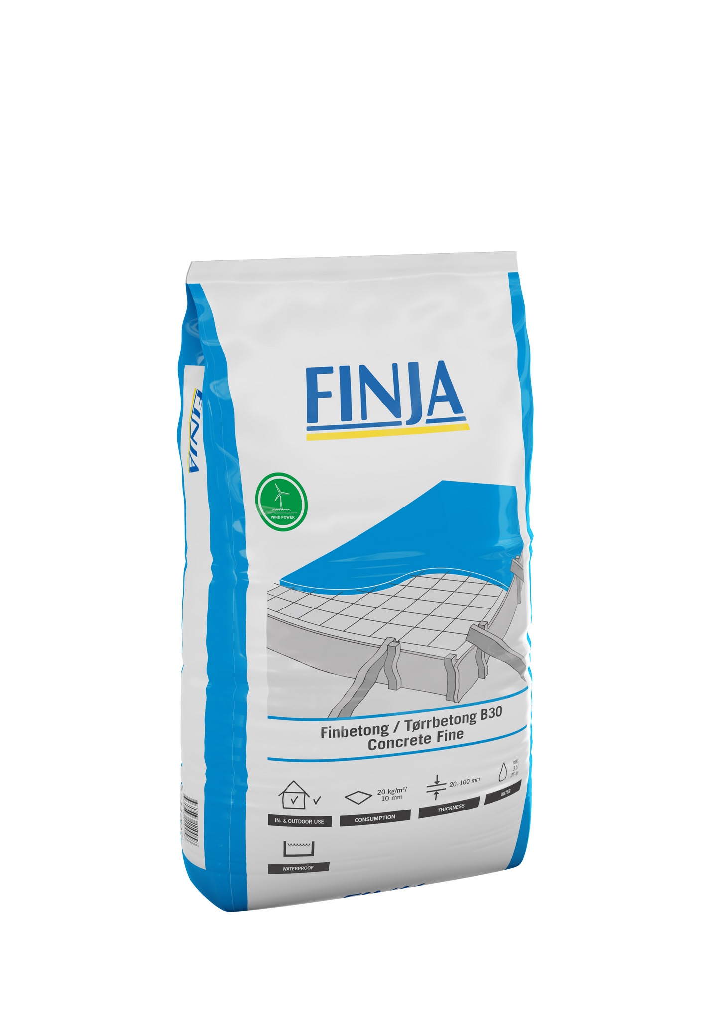 FINBETONG FINJA K40 0-4MM 25KG