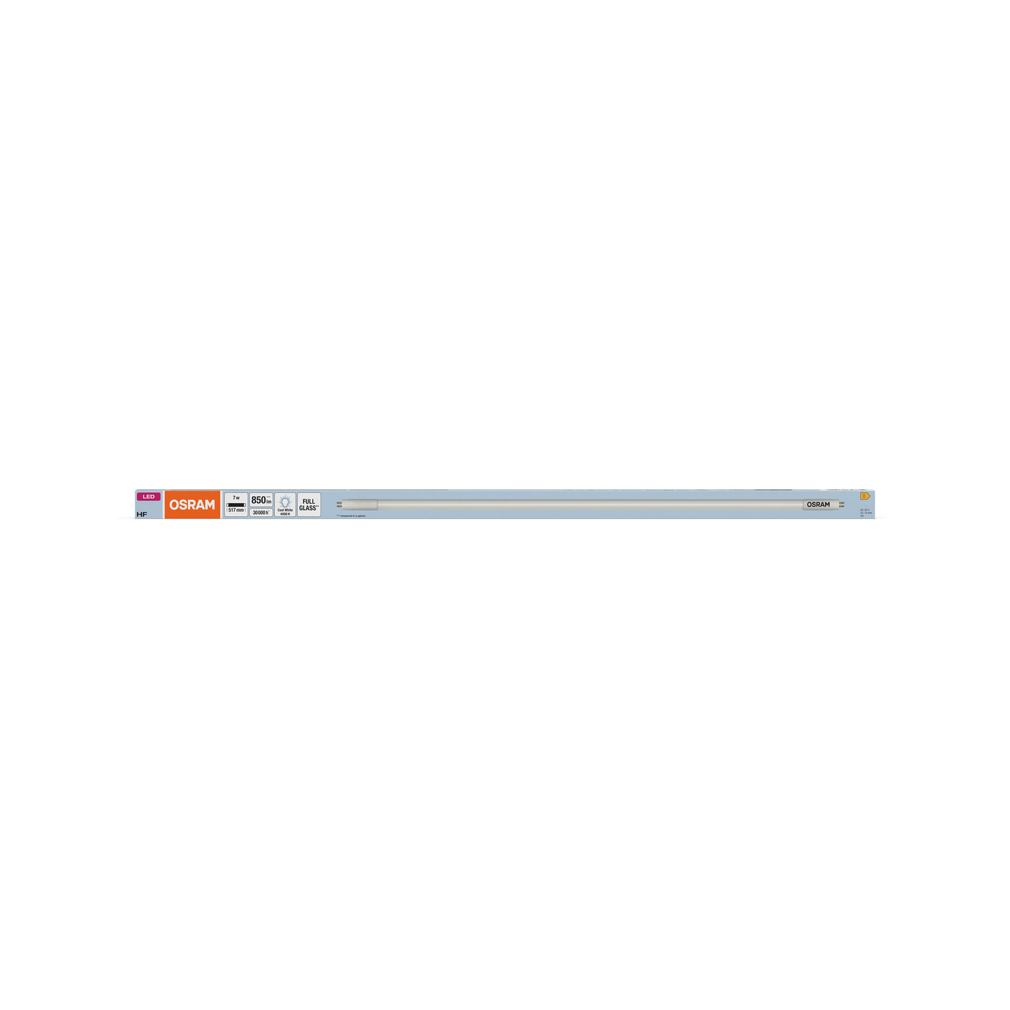 Led-valoputki OSRAM SubstiTUBE T5 HF L13 SHORT 517mm 850lm 4000K G5