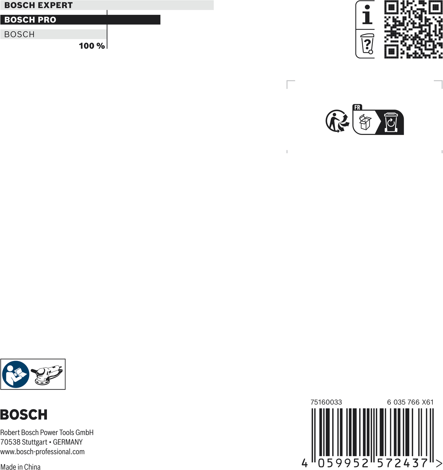 SLIPRONDELL BOSCH MEDIUM GEX 12V&18V 125MM