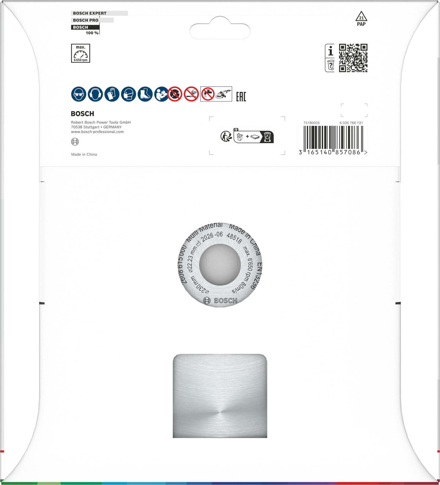DIAMANTSKIVA BOSCH ECO UNIVERSAL 230X22,2MM