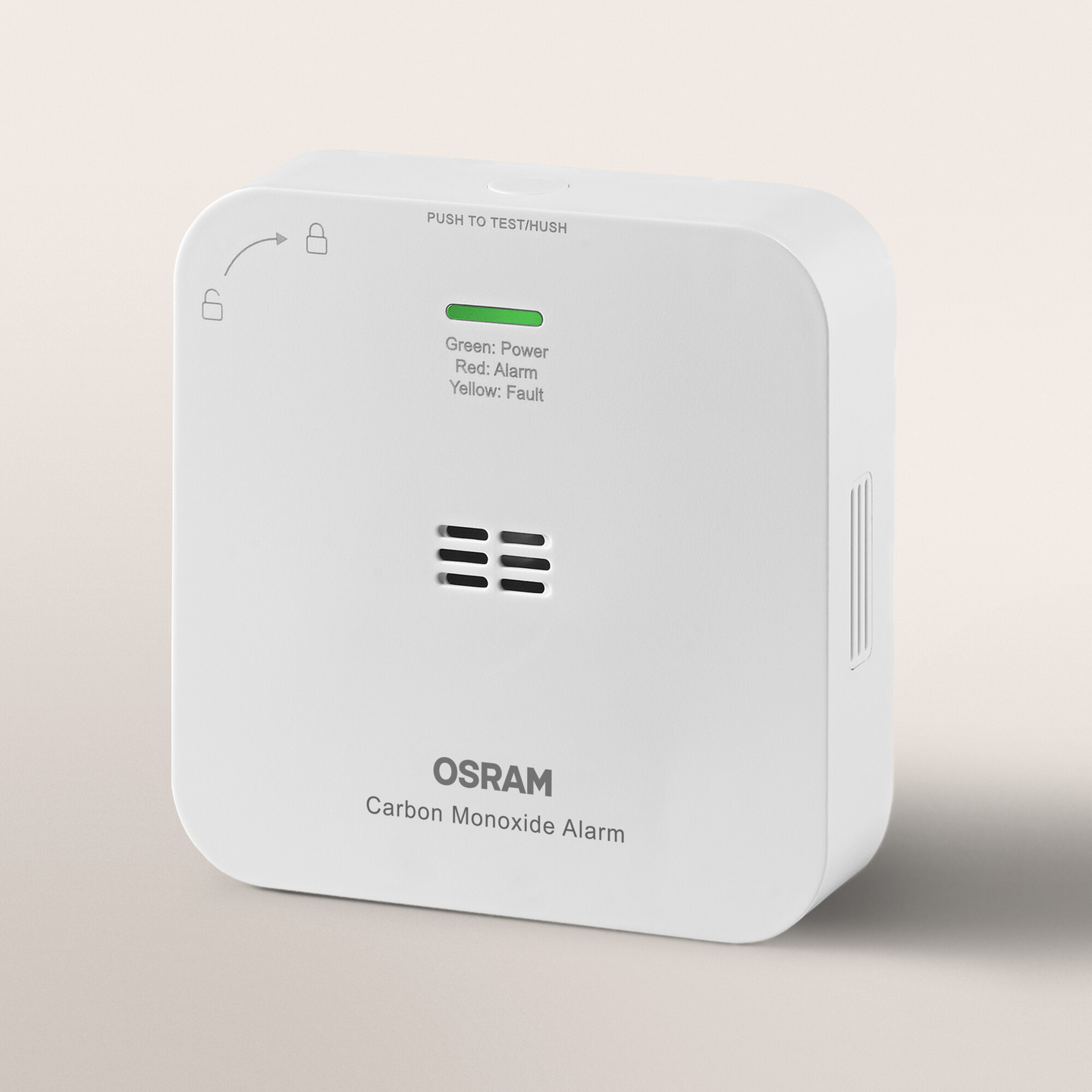 Häkäilmaisin OSRAM SMART+ WiFi CO Detector valkoinen