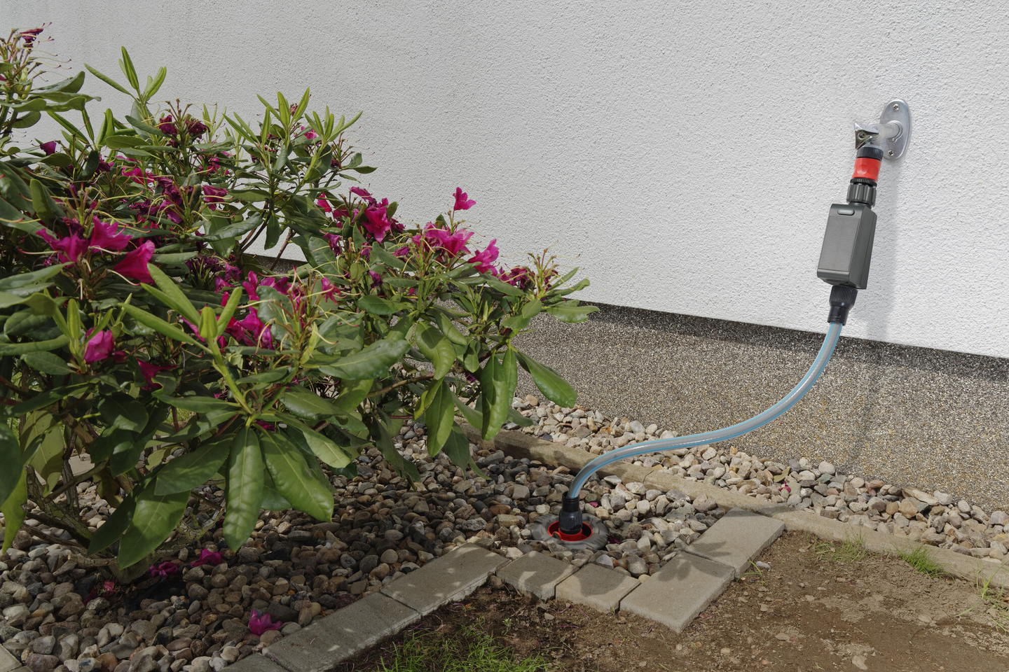 Kasteluventtiili OSRAM SMART+ WiFi Irrigation Control tumman harmaa