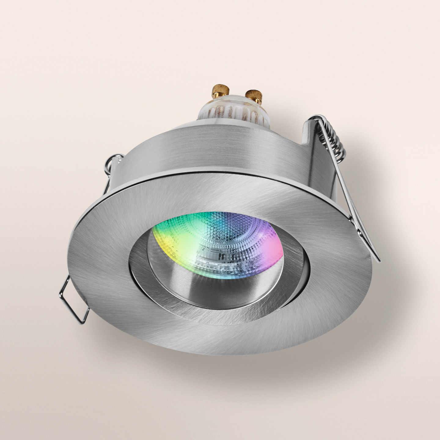 Alasvalo OSRAM SMART+ Matter Spot IP65 GU10 250lm RGBW nikkeli