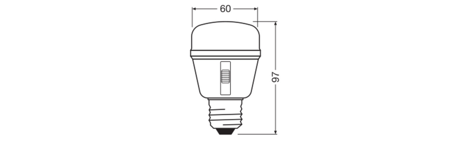 LED-kasvilamppu OSRAM Star Grow T60 10W 330lm E27