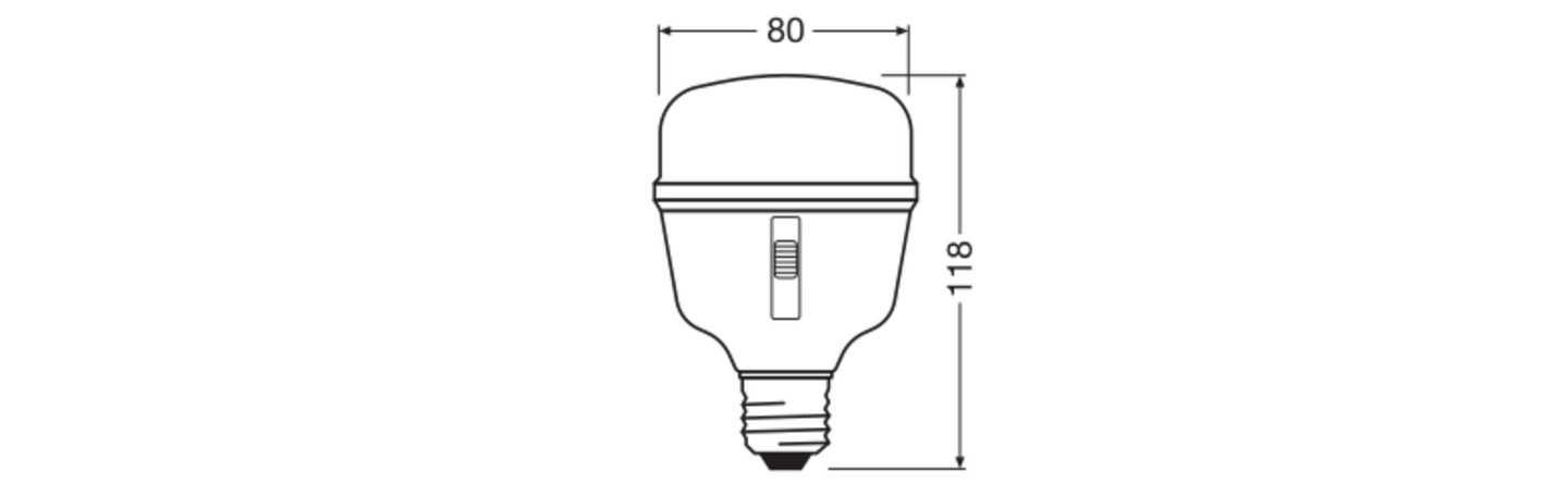 LED-kasvilamppu OSRAM Star Grow T80 20W 650lm E27