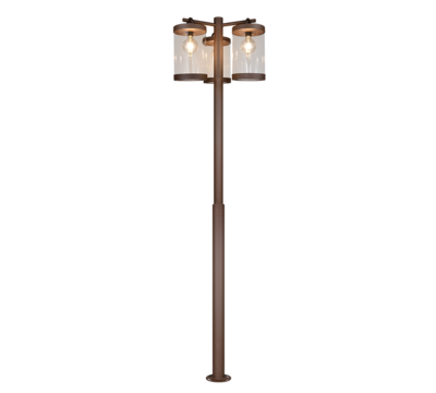 Ulkopylväsvalaisin Trio Sambesi 3XE27 28W 240cm rustiikki IP44
