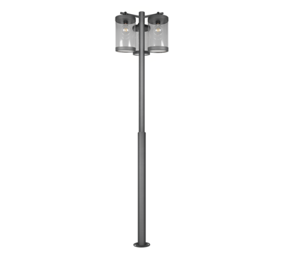 Ulkopylväsvalaisin Trio Sambesi 3XE27 28W 240cm antrasiitti IP44