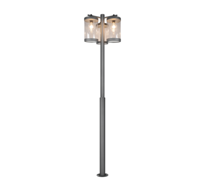 Ulkopylväsvalaisin Trio Sambesi 3XE27 28W 240cm antrasiitti IP44