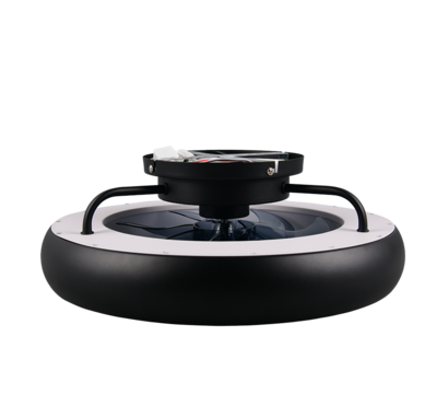 Tuuletinvalaisin Trio Muonio 20W LED 2700-6500K musta