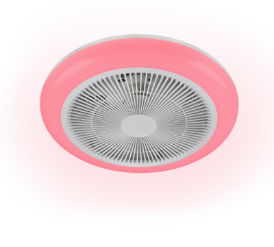Tuuletinvalaisin Trio Holmsund 20W LED RGBW valkoinen