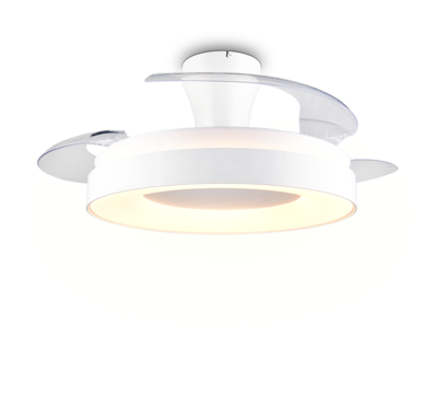 Tuuletinvalaisin Trio Vansbro 32W LED 2700-6500K valkoinen