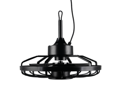 Tuuletinvalaisin Trio Oslo 20W LED 2700-6500K musta IP44