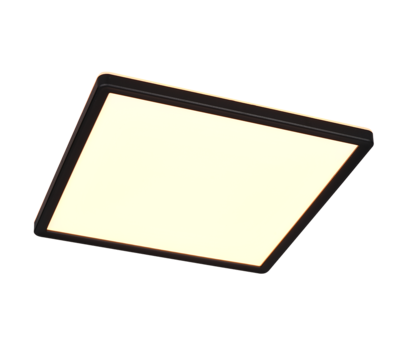 Kattovalaisin Trio Emra 29X29cm 18W LED 2300+3000+4000K musta IP44