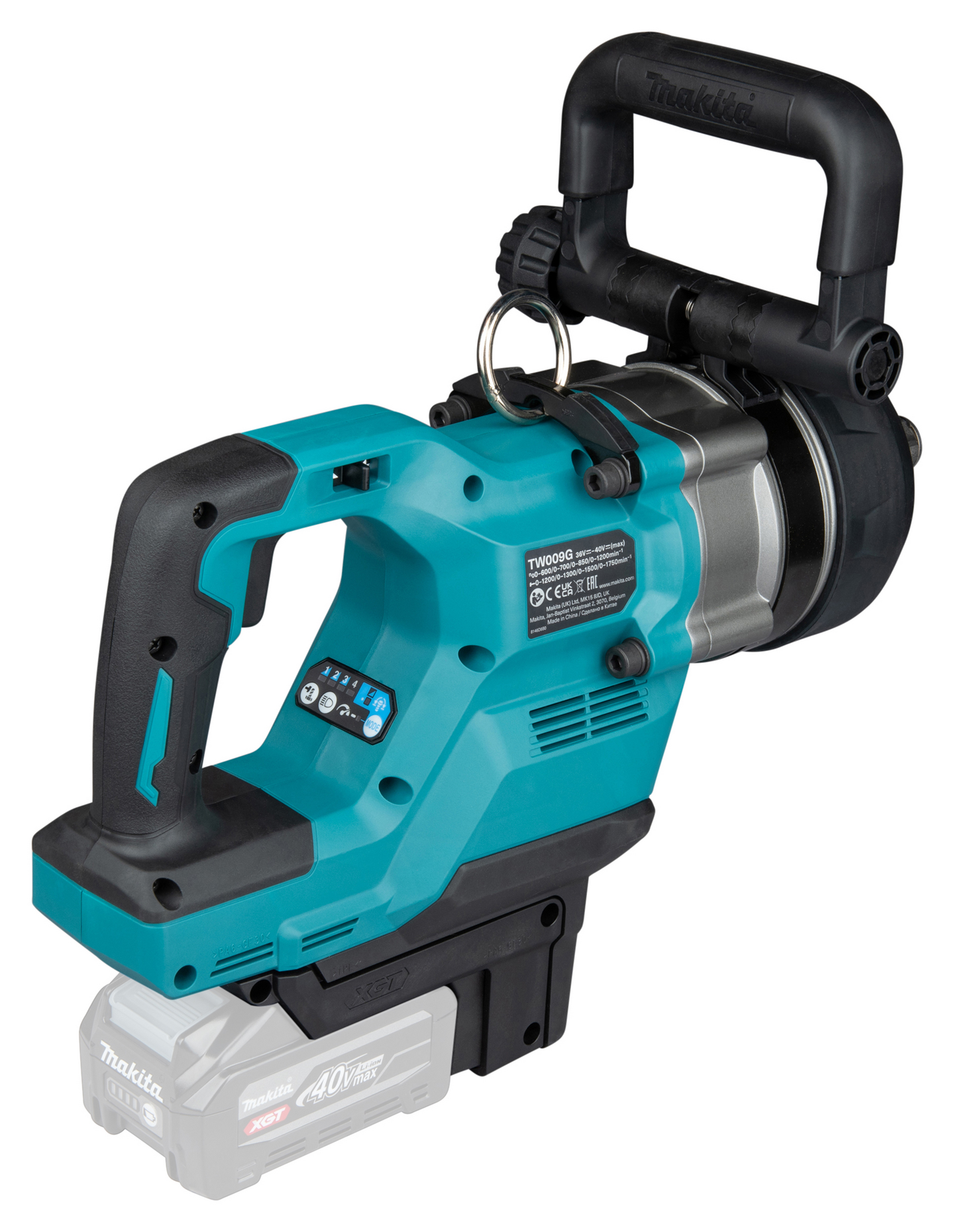 Iskevä akkumutterinväännin Makita TW009GZ 40V XGT runko