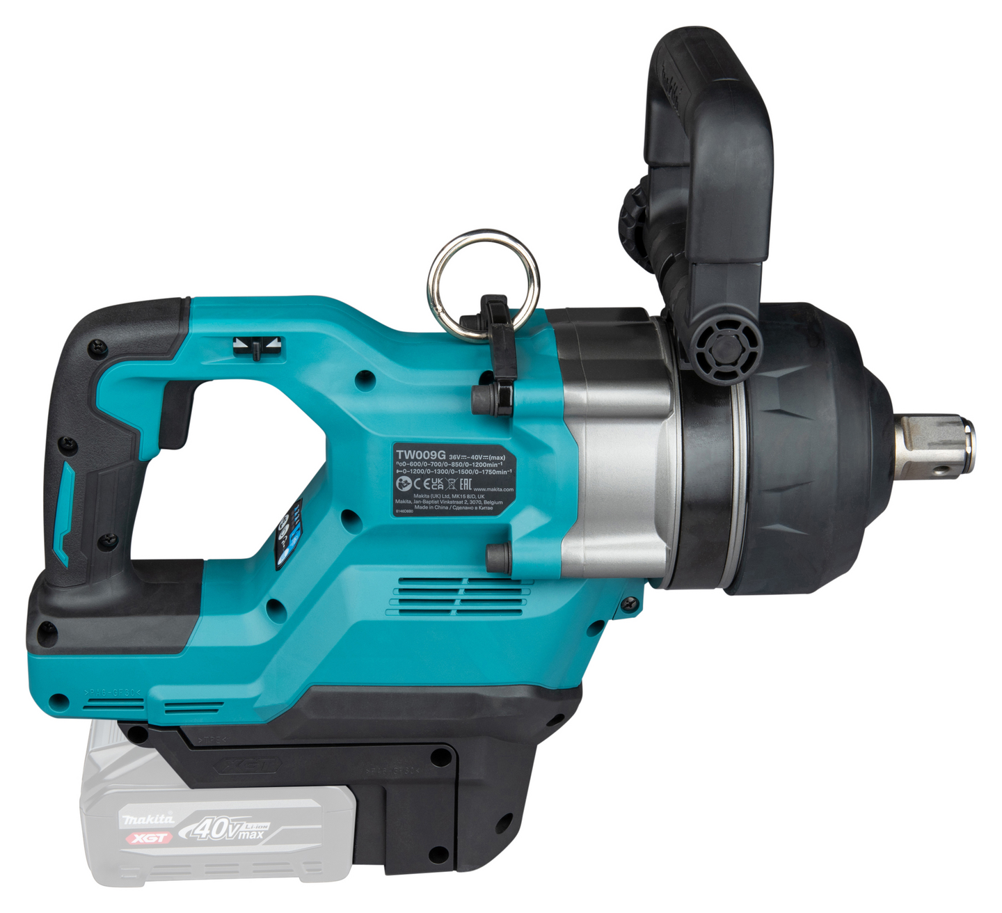 Iskevä akkumutterinväännin Makita TW009GZ 40V XGT runko