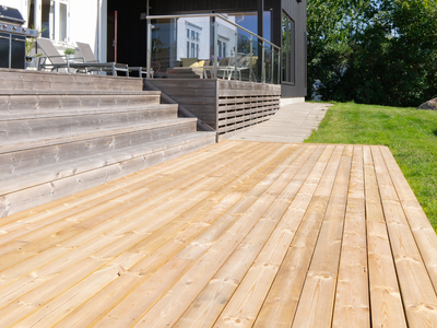 Terrassebord 28x120 Furu Cu Impregnert Kl1