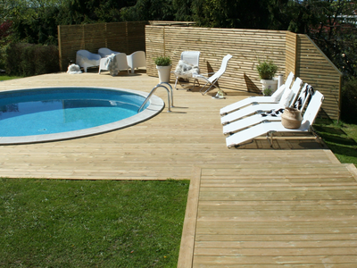 Terrassebord 28x120 Furu Cu Impregnert Kl1