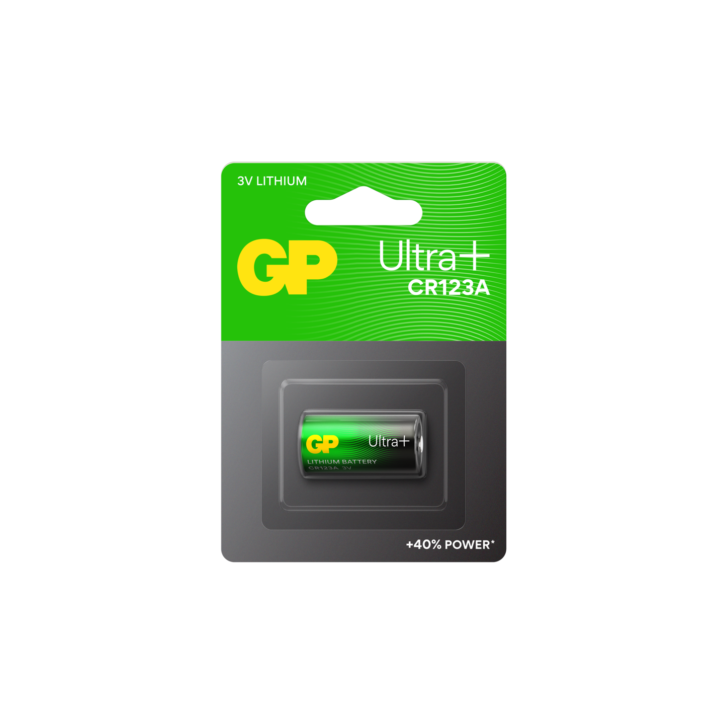 BATTERI ULTRA+ LITIUM CR123A 1PK