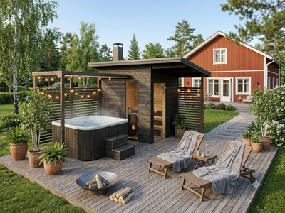 Pihasauna Suomi T84 Tammiston Puu