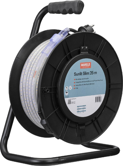 LED-LYSLIST PÅ TROMMELL SLIM 25M
