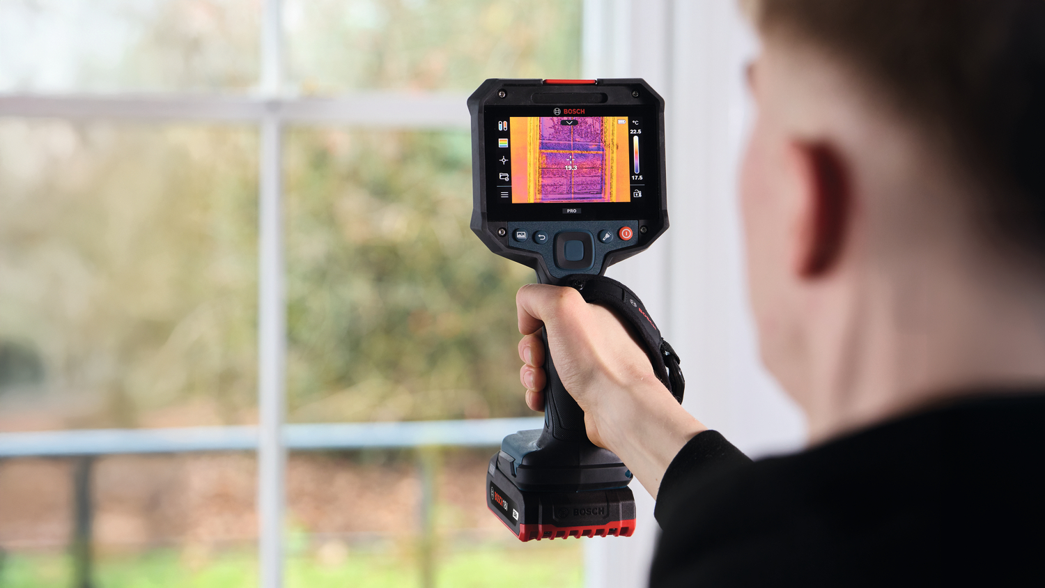 Lämpökamera Bosch PRO GTC18V-600-16C 1x2,0Ah L-Boxx