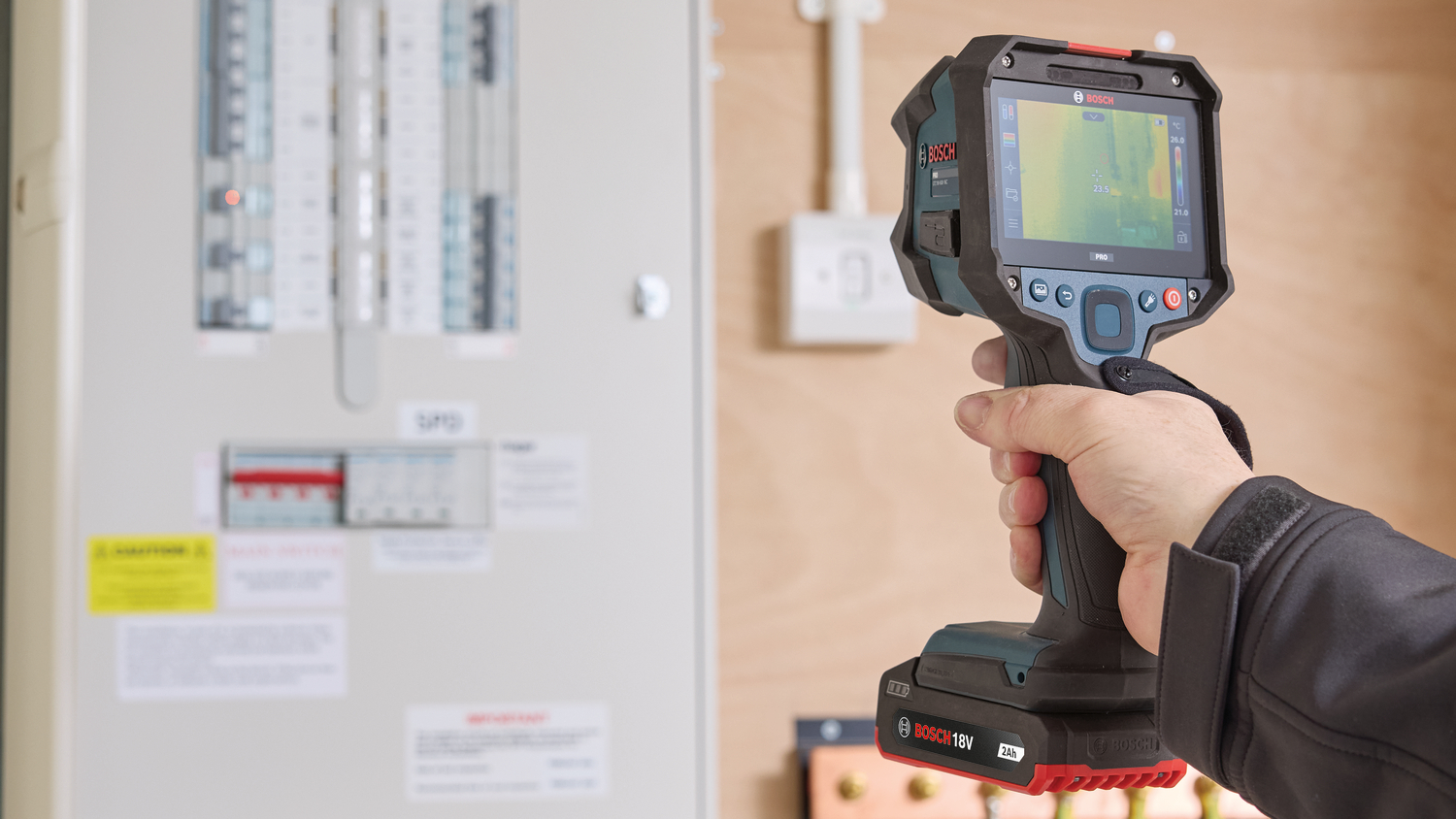 Lämpökamera Bosch PRO GTC18V-600-16C 1x2,0Ah L-Boxx