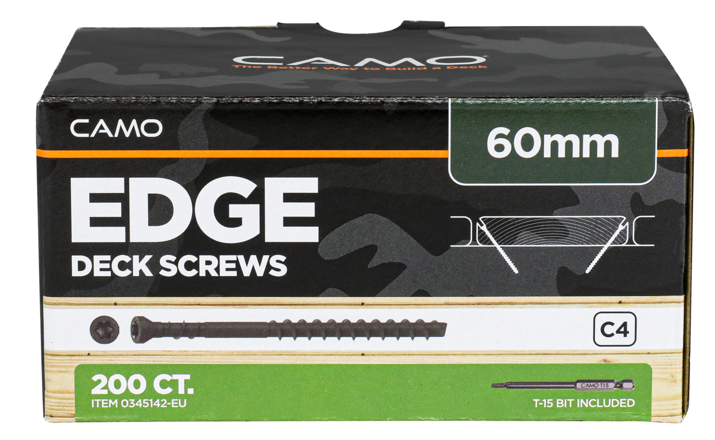 Terassiruuvi Camo 4,2x60 protech C4 200kpl