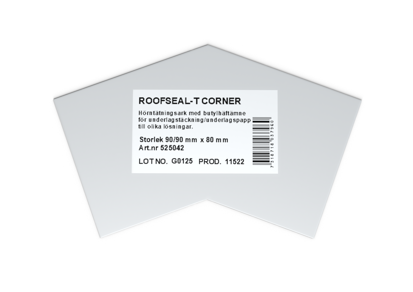 TÄTNINGSTEJP TECCA ROOFSEAL-T 150MM 5M
