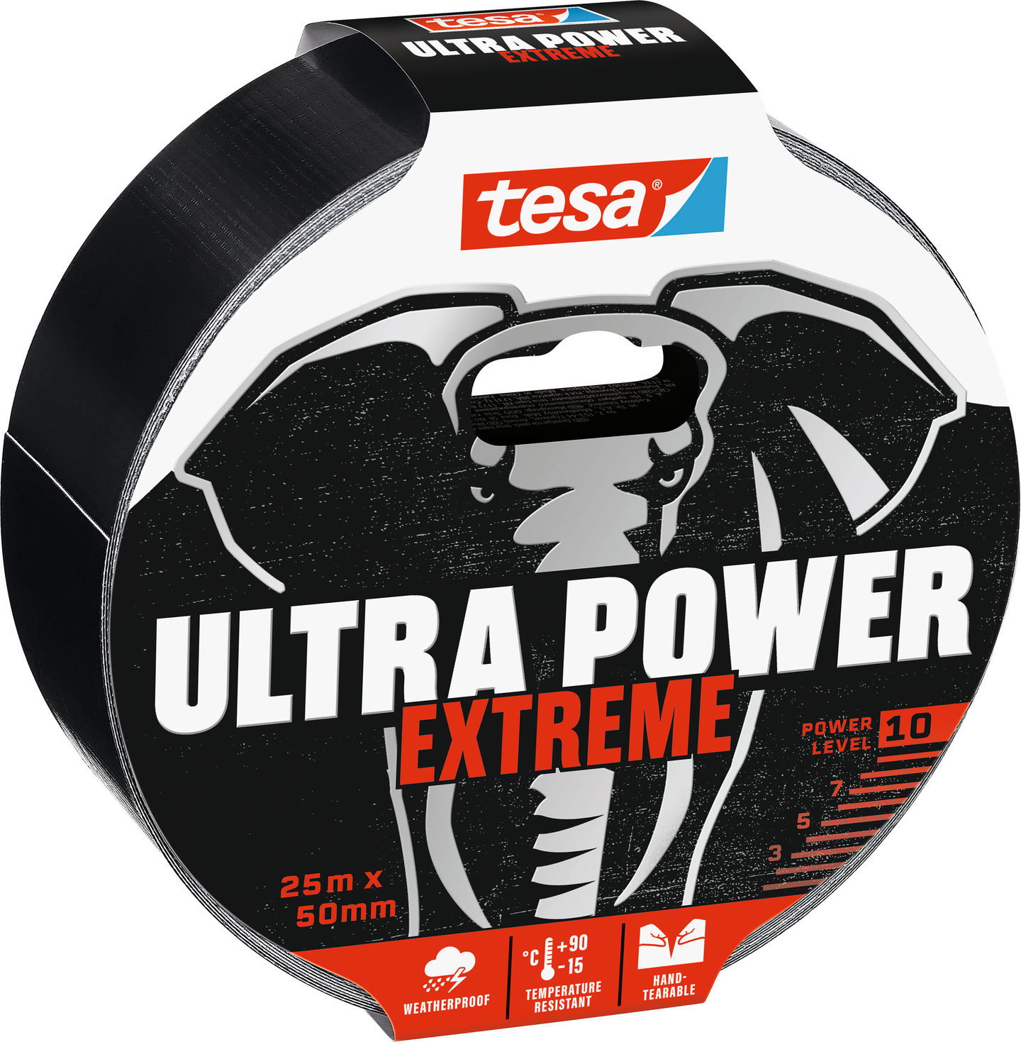 ULTRA TESA POWER EXTREME REPAIR,10M, SVART
