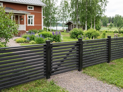 Porttielementti Tammiston Puu Saari a214h grafiitinharmaa