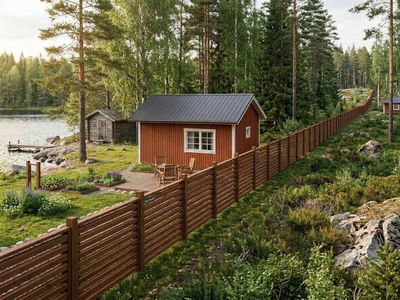 Aitaelementti Tammiston Puu Saari 90x80cm kestopuu ruskea