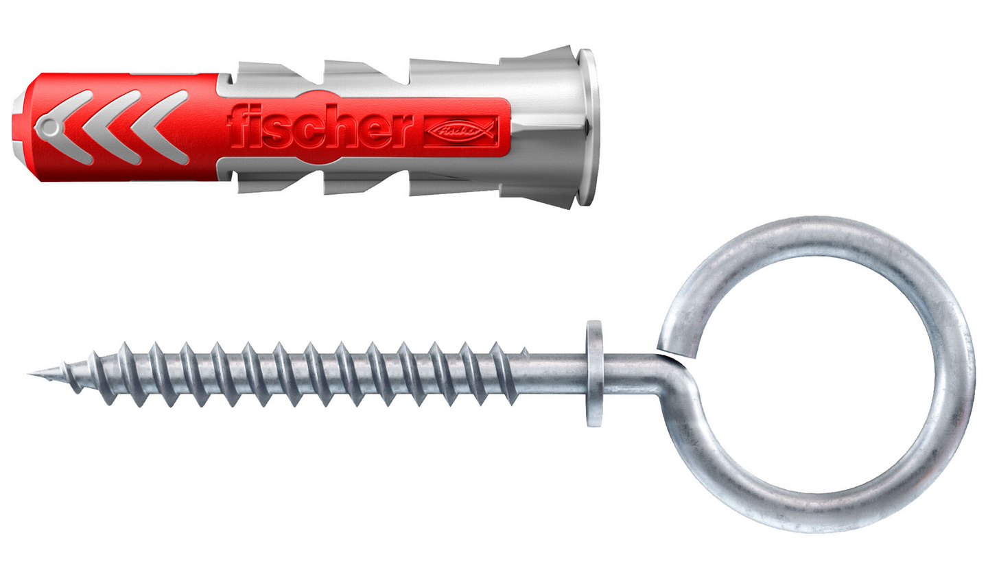 Nailontulppa Fischer Duopower 8x40mm OH K O-koukku 2kpl