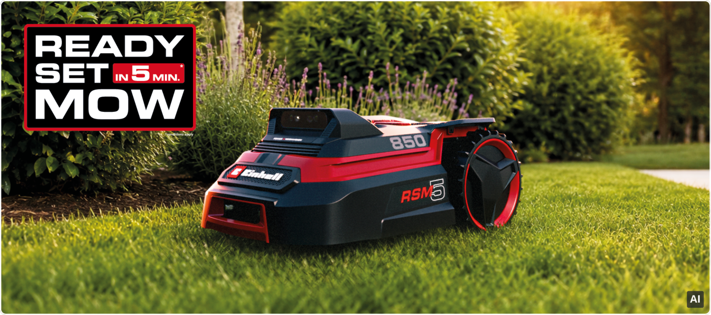 Robottiruohonleikkuri Einhell RSM5/850