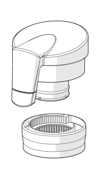 Lämmönsäätökahva Oras Optima hanavaraosa 601273V