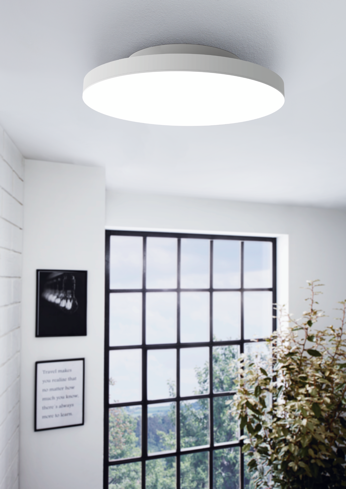 Plafondi EGLO connect.z ZigBee Turcona-Z led 45cm 22,4W valkoinen